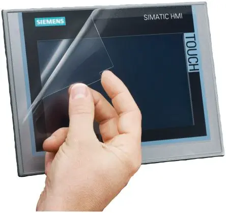 Produktfoto 1 von Siemens Schutzfolie Schutzfolie zum Einsatz mit 7-Zoll-HMI-Screen SPS Alle 7-Zoll-Bildschirme