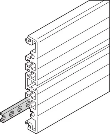 Produktfoto 1 von nVent SCHROFF Seitenwand x 1 TE 2mm