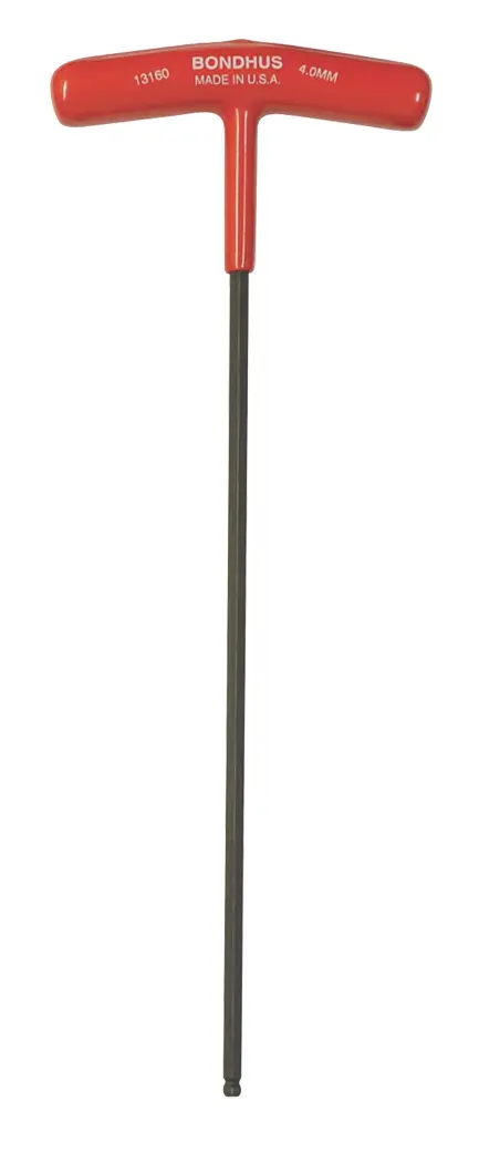 Produktfoto 1 von Bondhus metrisch  Innensechskant-Schlüssel 4mm T-Griff