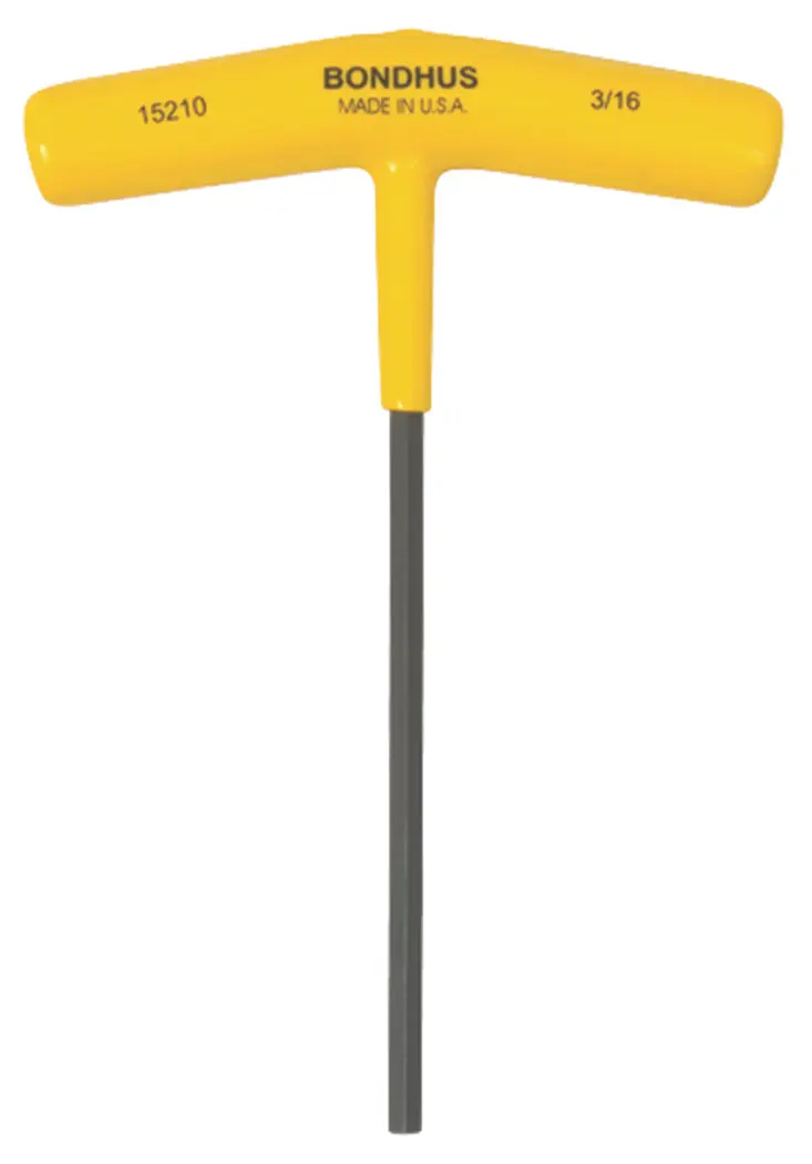 Produktfoto 1 von Bondhus zöllig  Innensechskant-Schlüssel 3/16Zoll T-Griff