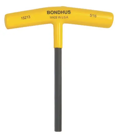 Produktfoto 1 von Bondhus Sechskantschlüssel Gebogen Zoll, Metrisch Lang 5/16 in