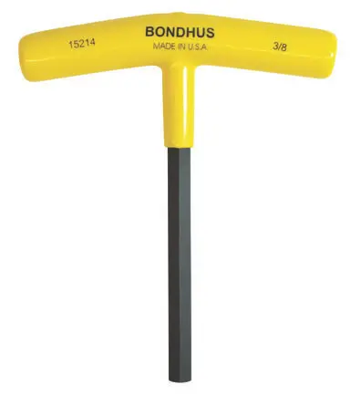 Produktfoto 1 von Bondhus Sechskantschlüssel Gebogen Metrisch, Zoll Lang 3/8 in