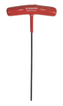 Produktfoto 1 von Bondhus Sechskantschlüssel Gebogen Metrisch Lang 2.5 mm