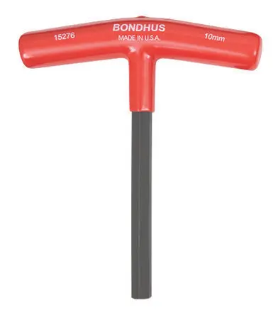 Produktfoto 1 von Bondhus Sechskantschlüssel Gebogen Zoll, Metrisch Lang 10 mm