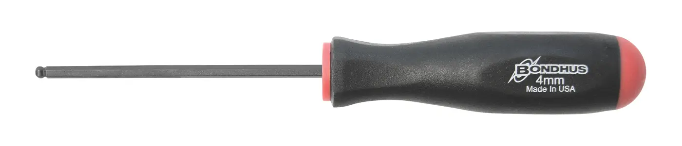 Produktfoto 1 von Bondhus 4 mm Sechskant-Kugelschraubendreher, Stahl