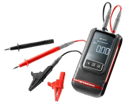 Produktfoto 1 von Facom Durchgangsprüfer Farb-LCD-Touchscreen Akustischer Alarm 49 V