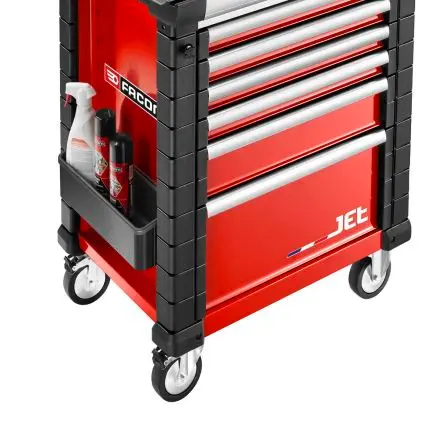 Produktfoto 1 von Facom Stahl Werkzeughalter, Flaschenhalter seitlich für Reinigungsmittel, zur Aufbewahrung von Aerosolen, Sprays