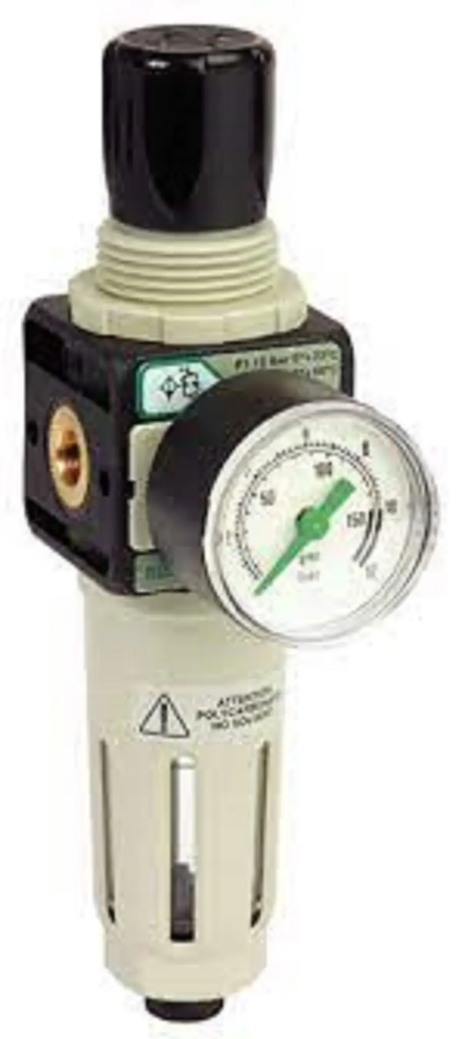EMERSON – ASCO 342 25 μm Luftfilterregler Halbautomatik, Anschluss G 1/4 bis 12 bar