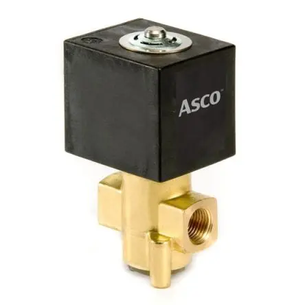 Produktfoto 1 von EMERSON – ASCO L256 Mit Gewinde, 2 Mit Gewinde Magnetventil 24V dc, Öffner 1/2 in 1/2 in, ATEX-zertifiziert