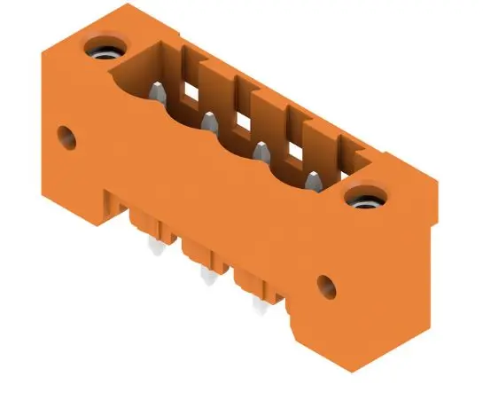 Produktfoto 1 von Weidmuller SL 5.08HC/04/180F 3.2SN OR BX Steckbarer Klemmenblock Header 4-Kontakte 5.08mm-Raster