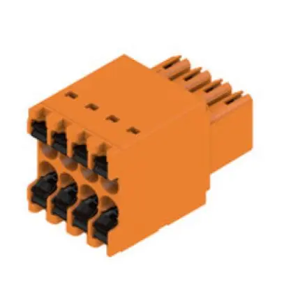 Weidmüller Leiterplattensteckverbinder 180°, 8-polig / 1-reihig, Raster 3.5 mm