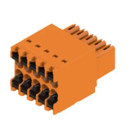 Produktfoto 1 von Weidmuller Steckbarer Klemmenblock Steckverbinder 10-Kontakte 3.5mm-Raster