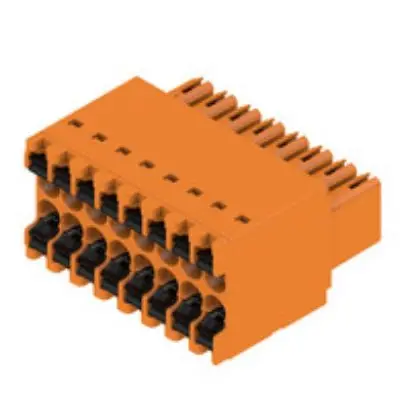 Produktfoto 1 von Weidmuller Steckbarer Klemmenblock Steckverbinder 16-Kontakte 2.5mm-Raster