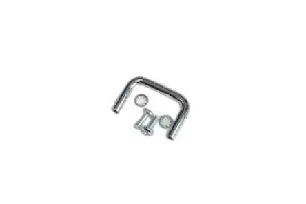 Hammond Chrom Stahl Möbelgriffe, L 5 mm H 25 mm B 37mm