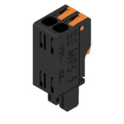Produktfoto 1 von Weidmuller Steckbarer Klemmenblock Steckverbinder 2-Kontakte 5mm-Raster