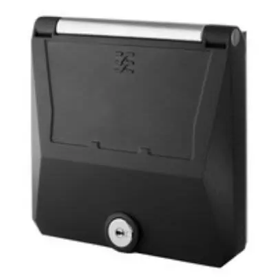 Produktfoto 1 von Weidmüller Schwarz Steckverbinderführung Doppelrahmen FrontCom Vario-Einsätze 132 x 134 x 72.5 mm