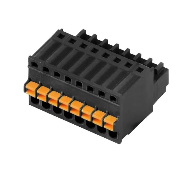 Produktfoto 1 von Weidmuller Steckbarer Klemmenblock Steckverbinder 6-Kontakte 2.5mm-Raster