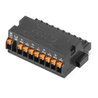 Weidmuller Steckbarer Klemmenblock Steckverbinder 10-Kontakte 3.5mm-Raster