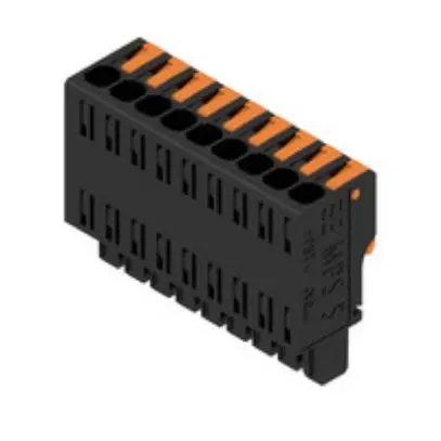 Produktfoto 1 von Weidmuller Steckbarer Klemmenblock Steckverbinder 9-Kontakte 5mm-Raster