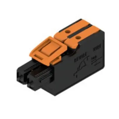 Produktfoto 1 von Weidmuller Steckbarer Klemmenblock Steckverbinder 2-Kontakte 5mm-Raster