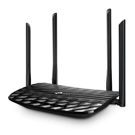 TP-Link Archer C6 WLAN Router WLAN 2.4GHz, 5 GHz IEEE 802.11 ac/n/a, IEEE 802.11 b/g/n 300Mbit/s, 867 Mbit/s 4-Port