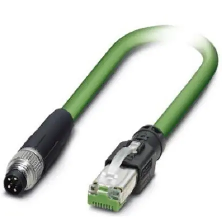 Produktfoto 1 von Phoenix Contact NBC Cat.5 Ethernet-Kabel, 10 m, Grün 4 Abgeschirmt Geschirmt, Aussen ø 6.5 mm Außen-ø , Polyvinylchlorid
