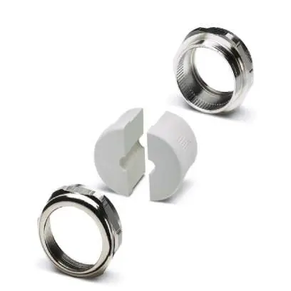 Produktfoto 1 von Phoenix Contact KV-M Kabelverschraubung, M50 Messing vernickelt 9.5 mm/ 10 mm, IP65