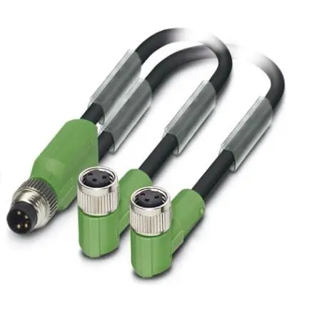 Produktfoto 1 von Phoenix Contact SAC, 4-polig Sensor-Betätigungselementkabel, M8, Gerade Stecker 4 / M8 Buchse, Länge 300 mm