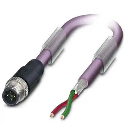 Produktfoto 1 von Phoenix Contact SAC, 5-polig Buskabel, M12, Gerade Stecker / Nicht abgeschlossen, Länge 2 m
