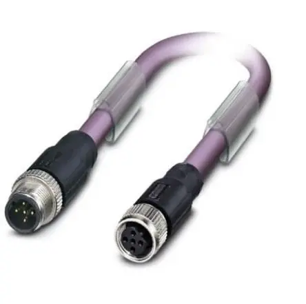 Produktfoto 1 von Phoenix Contact SAC, 5-polig Buskabel, M12, Gerade Stecker 5 / M12 Buchse, Länge 15 m