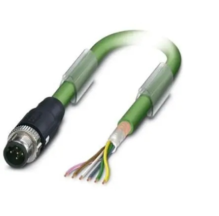 Produktfoto 1 von Phoenix Contact SAC, 5-polig Buskabel, M12, Gerade Stecker / Freies Kabelende, Länge 5 m