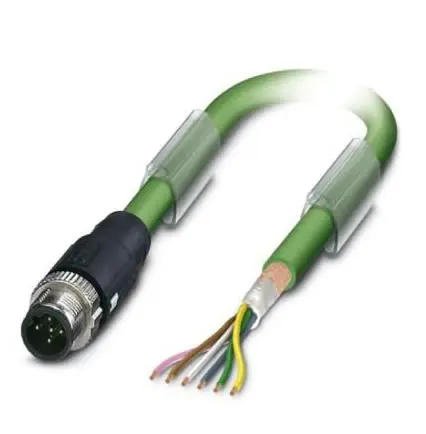 Produktfoto 1 von Phoenix Contact SAC, 5-polig Buskabel, M12, Gerade Stecker / Freies Kabelende, Länge 10 m