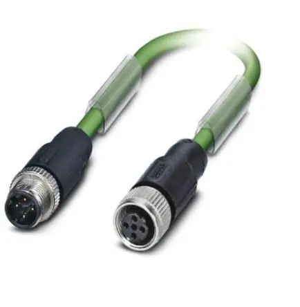 Produktfoto 1 von Phoenix Contact NBC Cat.5 Ethernet-Kabel, 2 m, Grün Abgeschirmt Geschirmt, Aussen ø 6.5 mm Außen-ø , Polyvinylchlorid