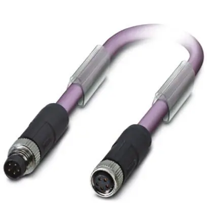 Produktfoto 1 von Phoenix Contact SAC-5P, 5-polig Buskabel, M8, Gerade Stecker 5 / M8 Buchse, Länge 2 m