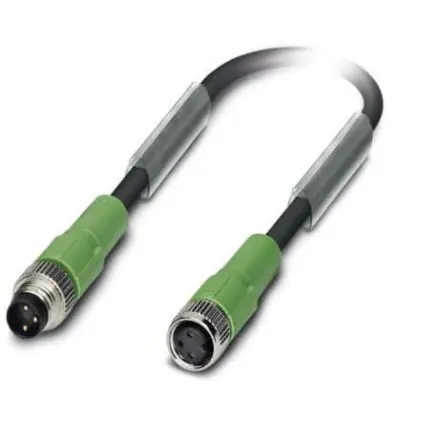 Produktfoto 1 von Phoenix Contact SAC, 3-polig Sensor-Betätigungselementkabel, M8, Gerade Stecker 3 / M8 Buchse, Länge 2.5 m