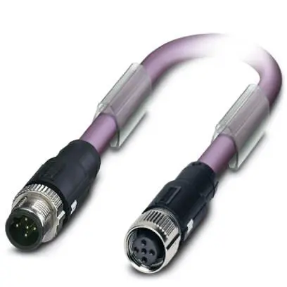 Produktfoto 1 von Phoenix Contact SAC, 3-polig Buskabel, M12, Gerade Stecker 3 / M12 Buchse, Länge 25 m