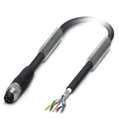 Produktfoto 1 von Phoenix Contact SAC, 4-polig Buskabel, M8, Gerade Stecker / Freies Kabelende, Länge 5 m