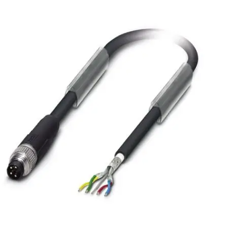 Produktfoto 1 von Phoenix Contact SAC, 4-polig Buskabel, M8, Gerade Stecker / Freies Kabelende, Länge 15 m