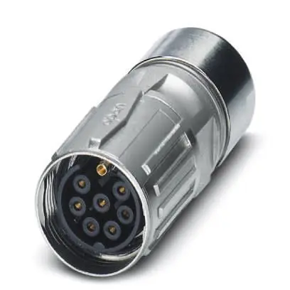 Produktfoto 1 von Phoenix Contact ST M17 M17 Rundsteckverbinder Buchse 9-polig Buchse 14A Kabel IP67
