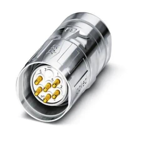 Produktfoto 1 von Phoenix Contact SL M23 M23 Rundsteckverbinder Stecker 6-polig Stecker 20A Kabel IP40