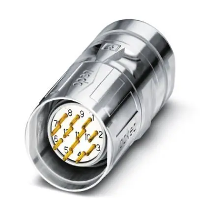Produktfoto 1 von Phoenix Contact SL M23 M23 Rundsteckverbinder Stecker 17-polig Stecker 8A Kabel IP40