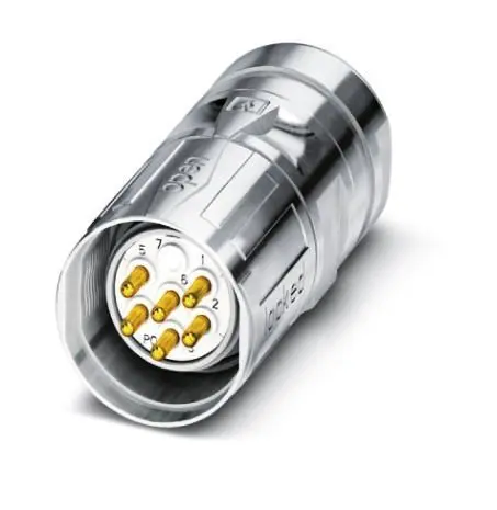 Produktfoto 1 von Phoenix Contact CA M23 M23 Rundsteckverbinder Stecker 9-polig Stecker 20A Kabel IP40