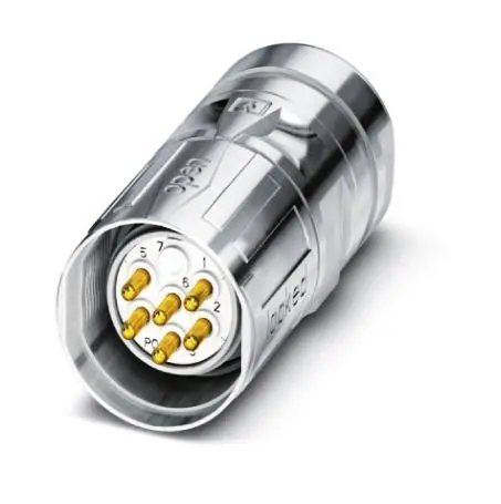 Produktfoto 1 von Phoenix Contact CA M23 M23 Rundsteckverbinder Stecker 6-polig Stecker 20A Kabel IP40