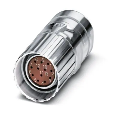 Produktfoto 1 von Phoenix Contact CA M23 M23 Rundsteckverbinder Buchse 17-polig Buchse 8A Kabel IP40
