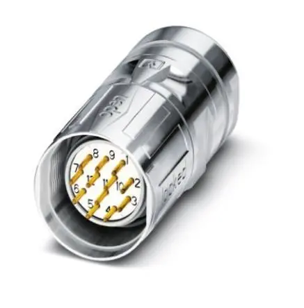 Produktfoto 1 von Phoenix Contact SL M23 M23 Rundsteckverbinder Stecker 17-polig Stecker 8A Kabel IP67