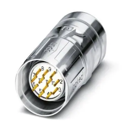Produktfoto 1 von Phoenix Contact SL M23 M23 Rundsteckverbinder Stecker 12-polig Stecker 8A Kabel IP67