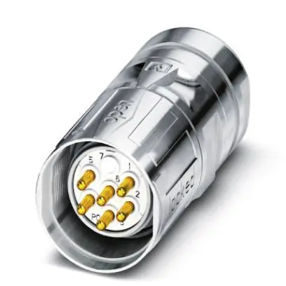 Produktfoto 1 von Phoenix Contact SL M23 M23 Rundsteckverbinder Stecker 9-polig Stecker 20A Kabel IP40
