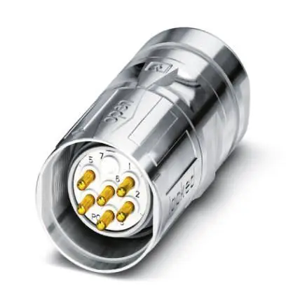 Produktfoto 1 von Phoenix Contact SL M23 M23 Rundsteckverbinder Stecker 9-polig Stecker 20A Kabel IP67