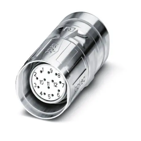 Produktfoto 1 von Phoenix Contact SL M23 M23 Rundsteckverbinder Buchse 18-polig Buchse 10A Kabel IP40