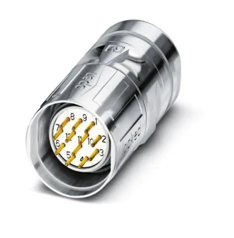 Produktfoto 1 von Phoenix Contact SL M23 M23 Rundsteckverbinder Stecker 17-polig Stecker 17A Kabel IP40